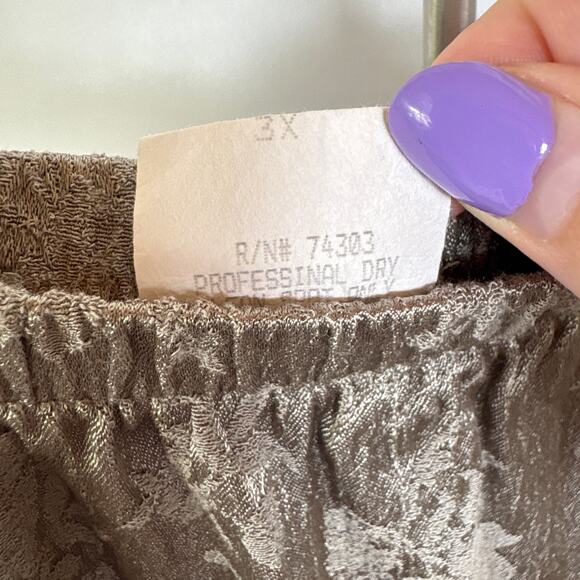 Vintage Whimsygoth Neutral Patchwork Midi Skirt Ethereal 90s Floral Garden - Picture 6 of 6